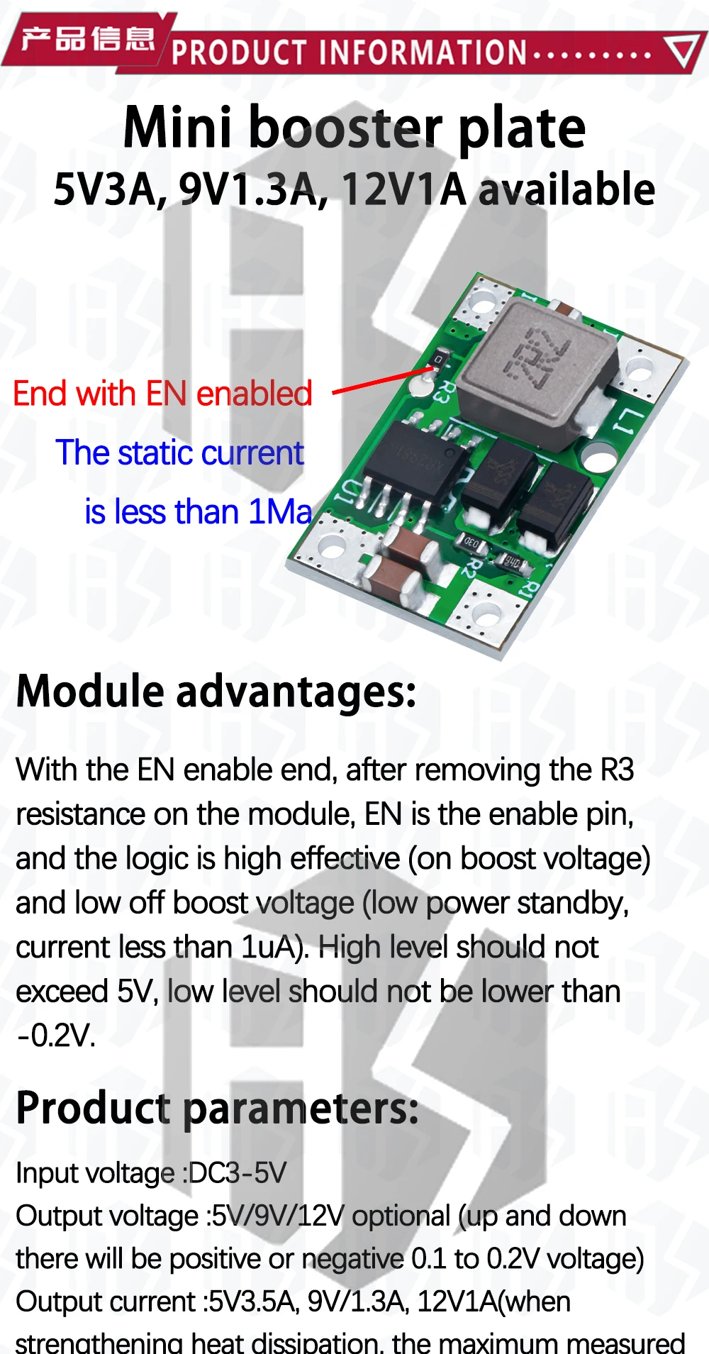 1 ~ 10PCS 5V 3A 9V 1A 12V 1A DC-DC Step Up Power Modul Booster power Modul Spannung Regler Schnelle Lade Konverter Stabilisator – Detail 2
