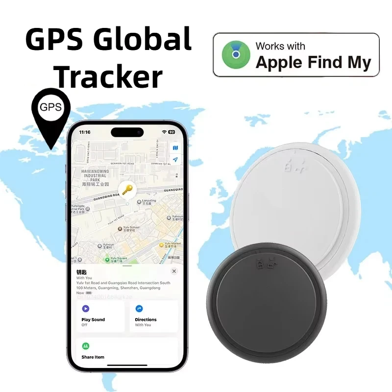 

GPS Global Tracker Intelligent Positioning Bidirectional Alarm Going Out Reminder Pet Anti Loss Device For iPhone Find My