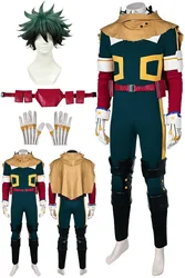 Fantasia S7 Midoriya Izuku Cosplay Cloak Anime Hero Of Academia Disfraz Costume Adult Men Fantasy Halloween Carnival Party Cloth