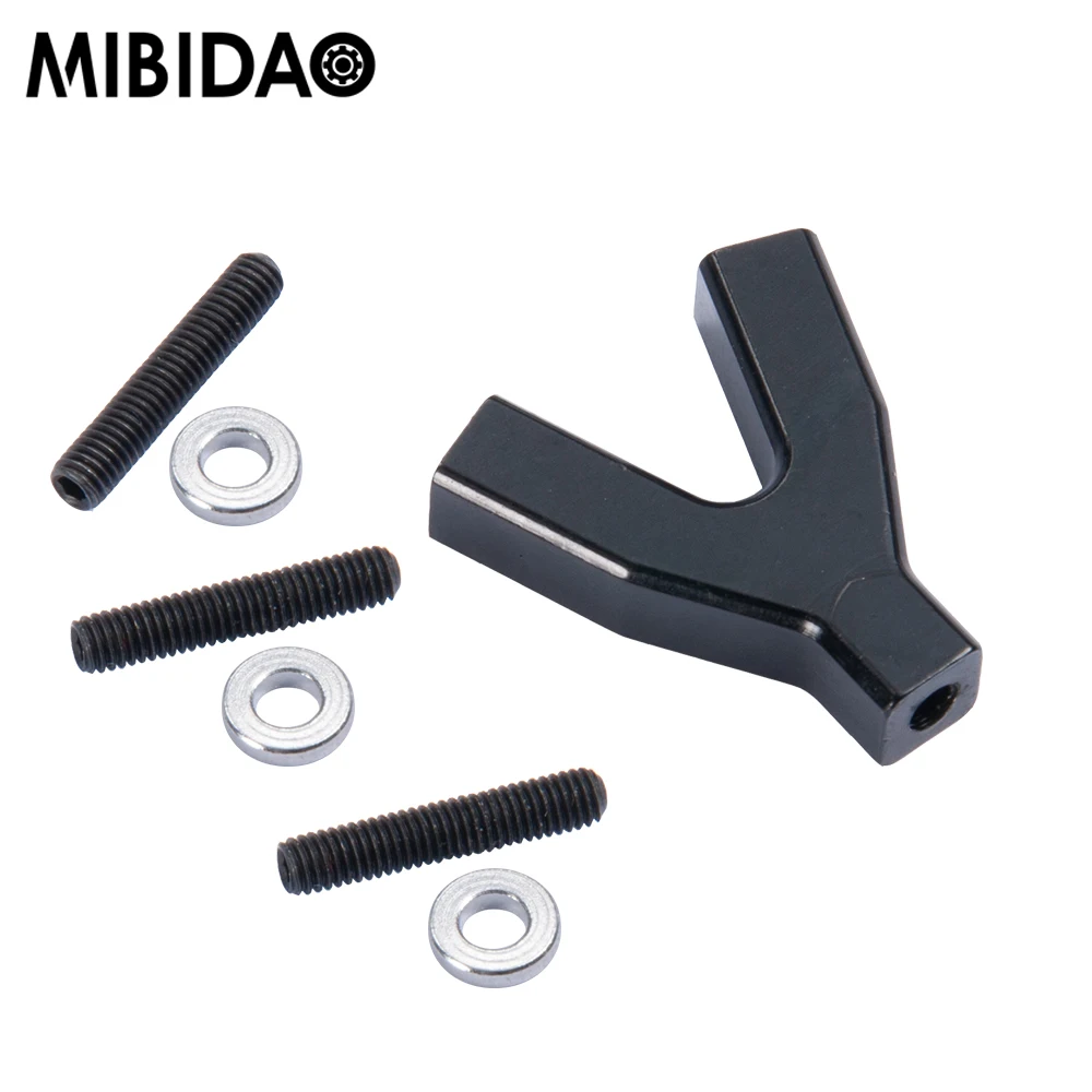 Mibidao liga de alumínio suspensão ligação y-link montagem para axial scx10 1/10 rc rastreador modelo de carro peças de atualização