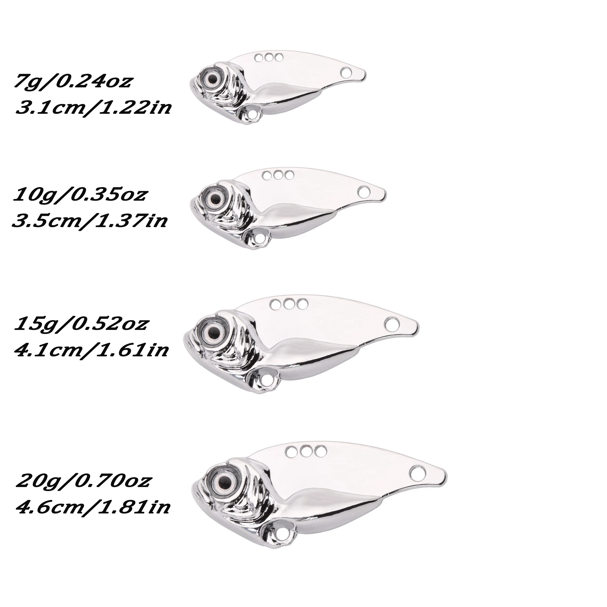 Señuelo giratorio VIB con lentejuelas – Para lubina - imagen 2