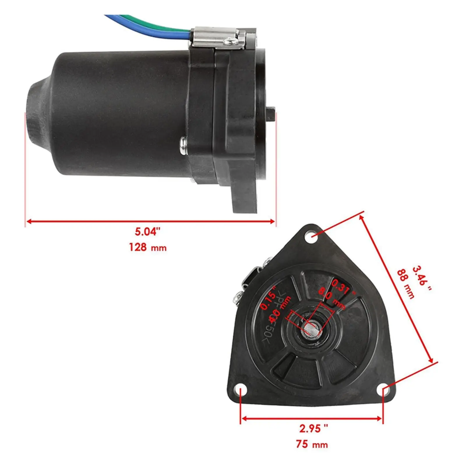 

Tilt Trim Motor Compatible With Yamaha F150JA 2013-2015 F150JB 2016-2018 63P-43880-01-00 63P-43880-10-00 430-22 63P-43880-11-00