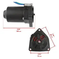 Tilt Trim Motor Compatible With Yamaha F150JA 2013-2015 F150JB 2016-2018 63P-43880-01-00 63P-43880-10-00 430-22 63P-43880-11-00