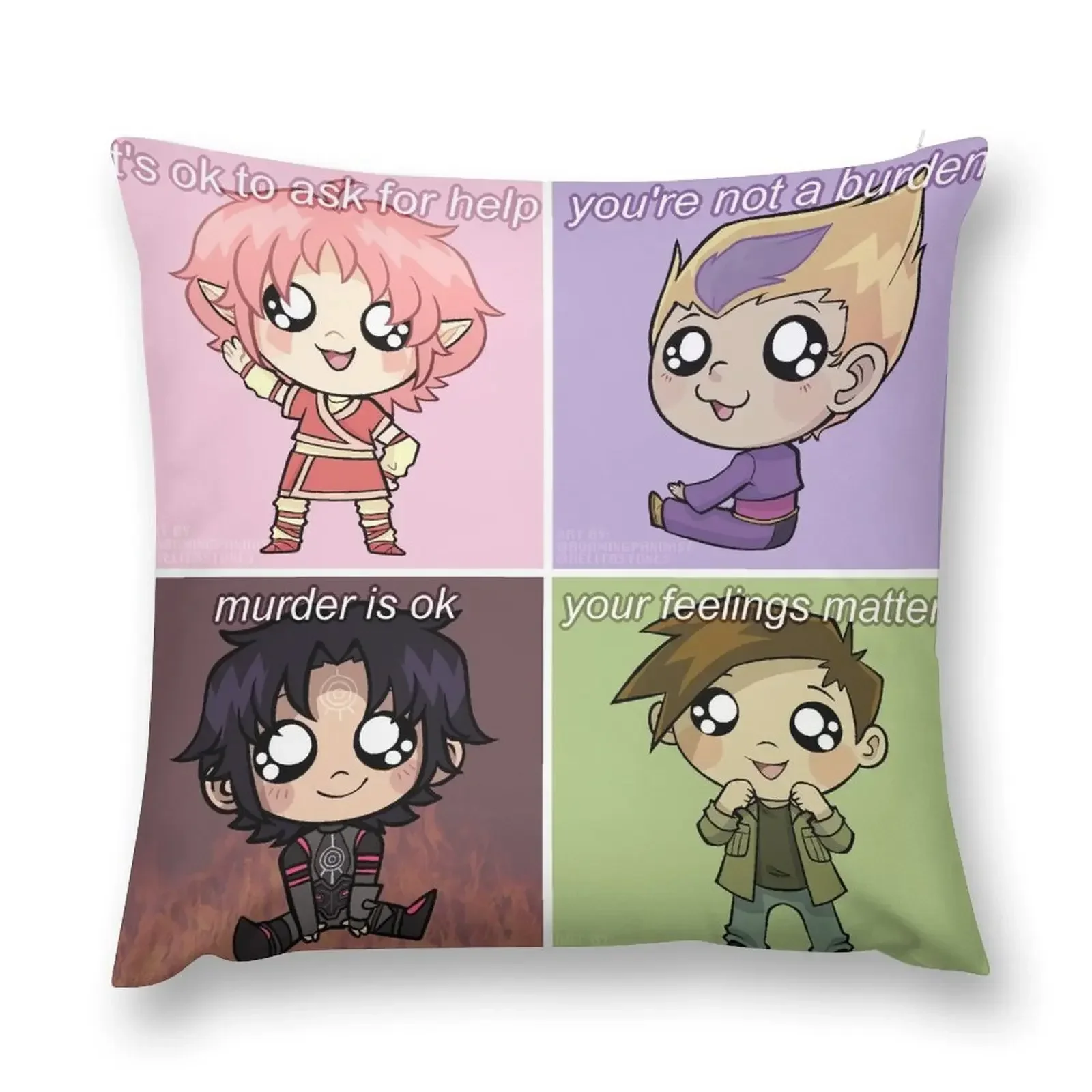 

Chibi Code Lyoko meme Throw Pillow Sitting Cushion Cushions For Decorative Sofa Sofas Covers pillow