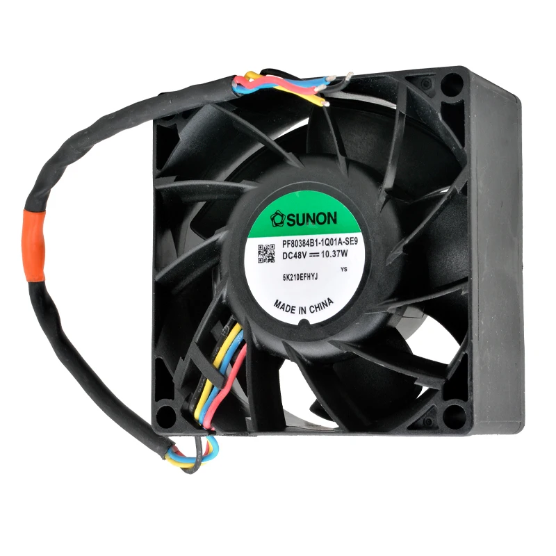 PF80384B1-Q01A-SE9 8cm 80mm fan 80x80x38mm DC48V 10.37W 4 lines Cooling fan for server inverter car