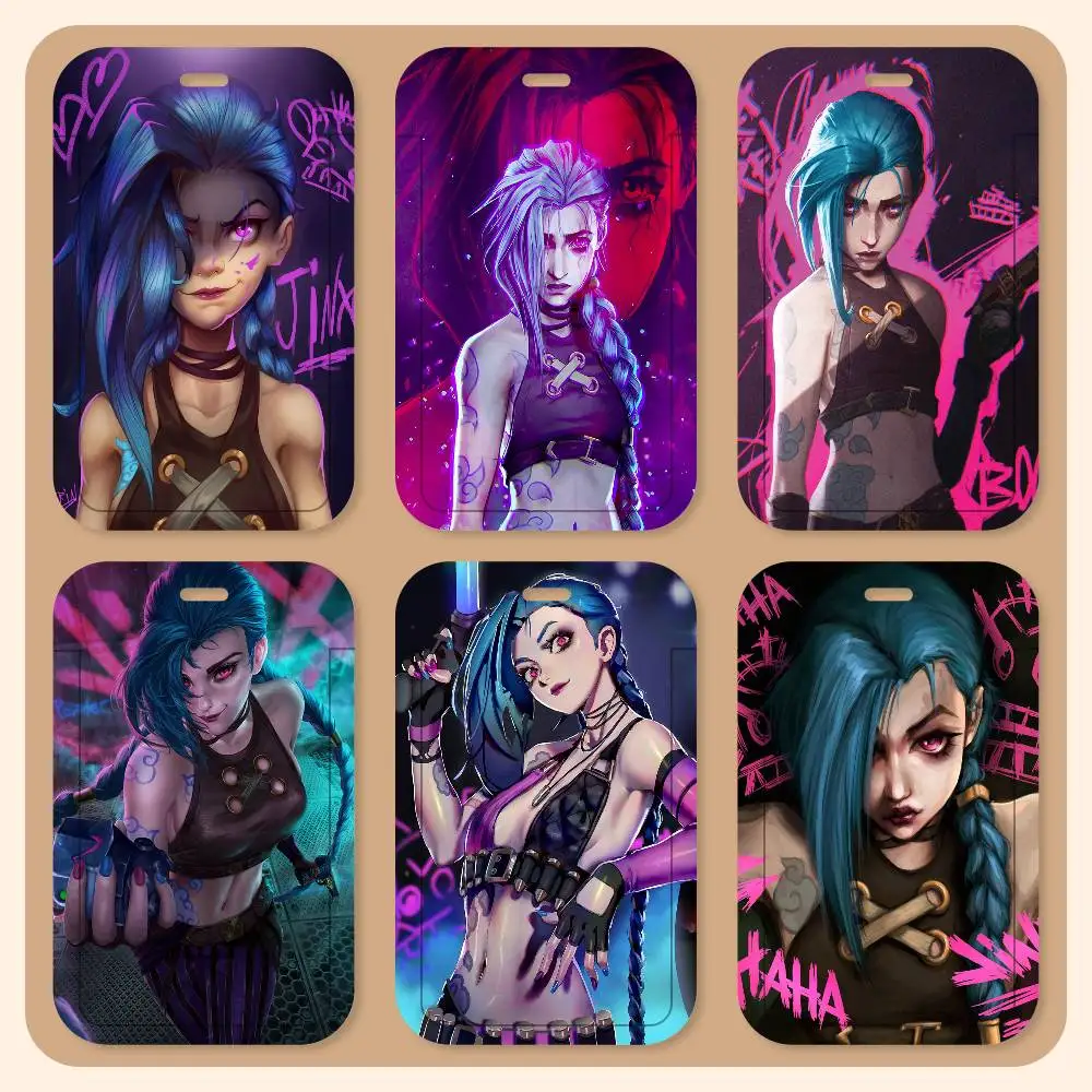

Arcane Jinx Anime Lanyard Card Holders Student ID Card Holders Neckband Card Holders Access Control Accessories Gifts