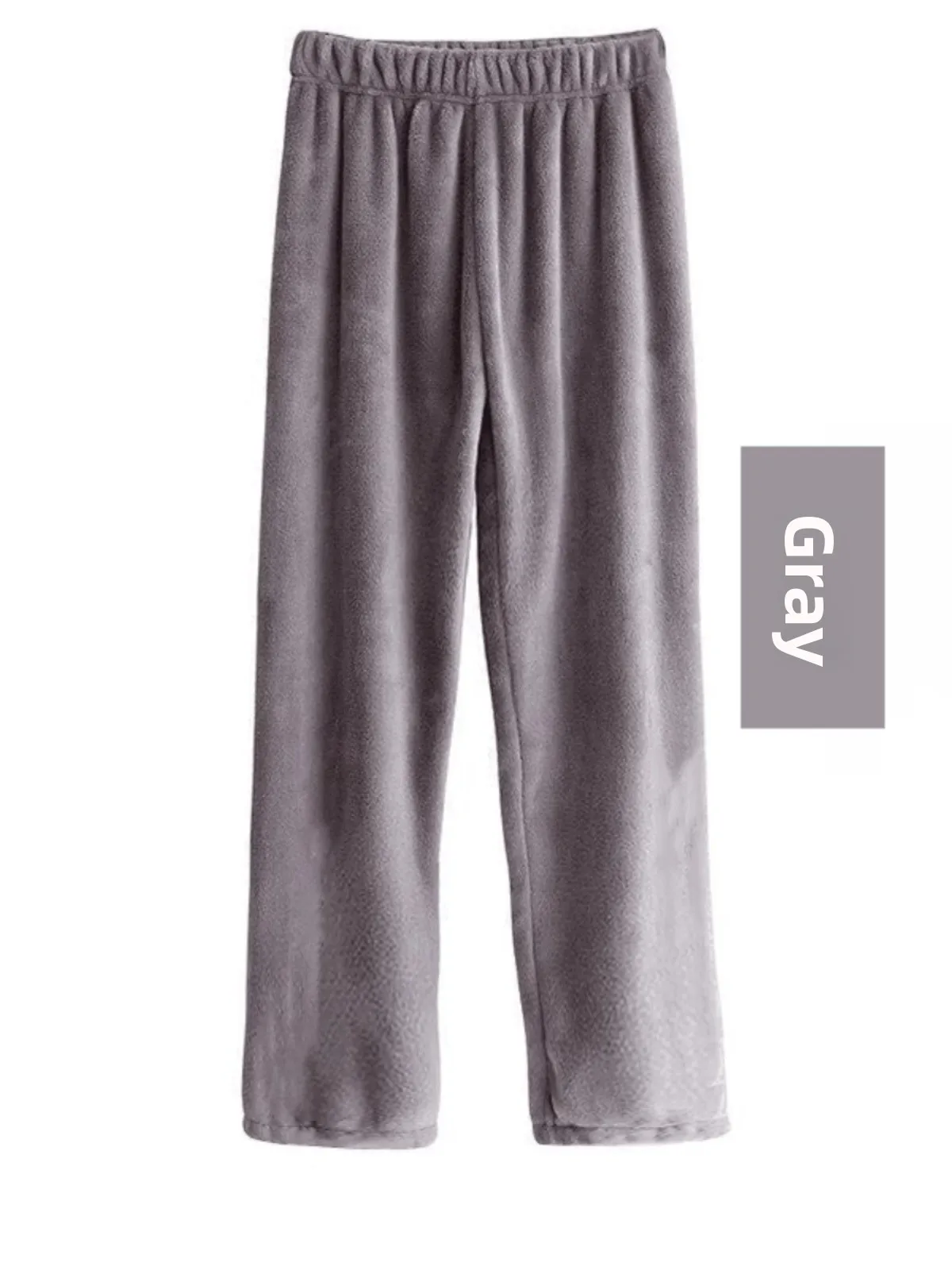 Fce 라인드 코랄 Fce 웜 팬츠 스트레이트 레그 홈웨어 여성 아우터웨어 스포츠웨어 편안한 신축성 높은 허리 긴 바지...