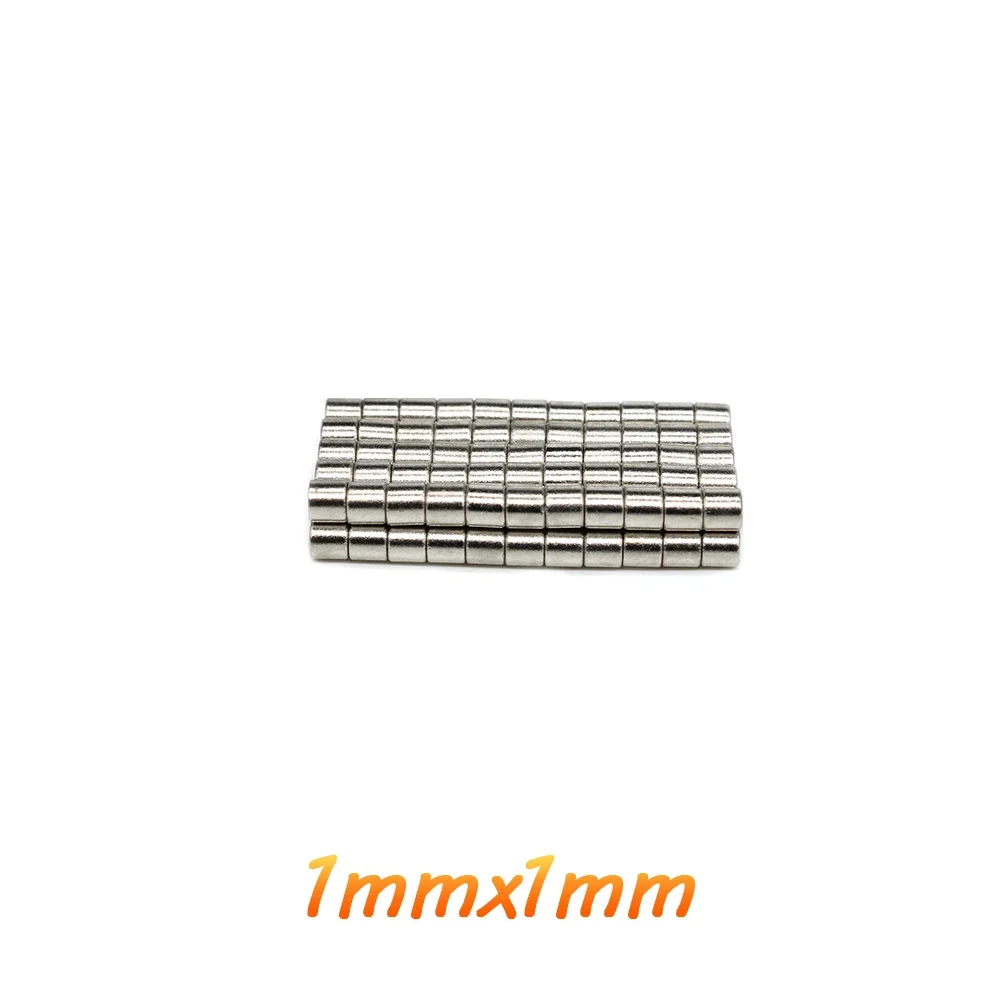 20-1500Pcs 1x1 Neodymium Magnet 1mm x 1mm N35 NdFeB Block Super Powerful Strong Permanent Magnet