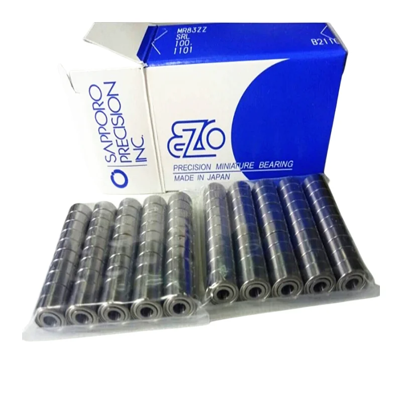 Original Japan EZO bearing MR83ZZ 3*8*3mm R-830ZZ miniature ball bearings MR83 -2Z 3x8x3 mm L-830