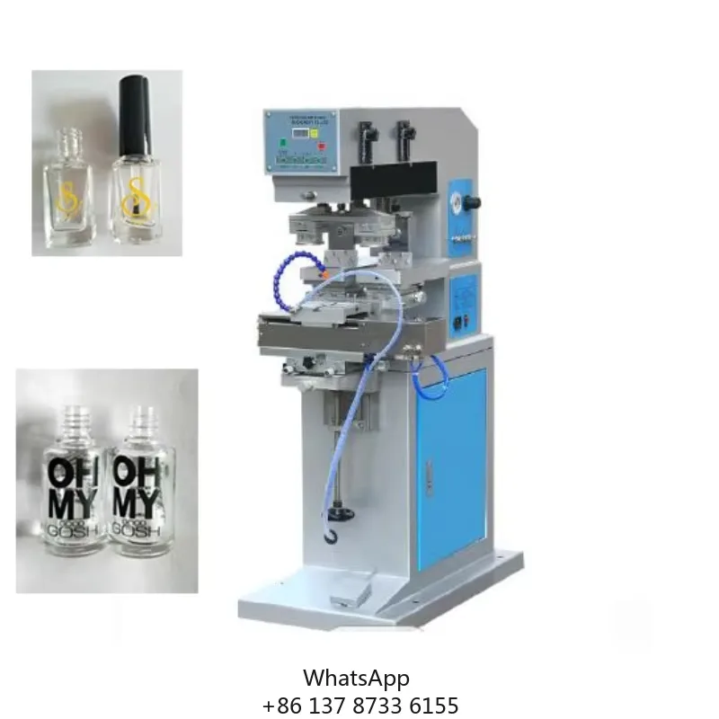 1 Color 2 Color Pad Printing Machine For Small Glass Bottle