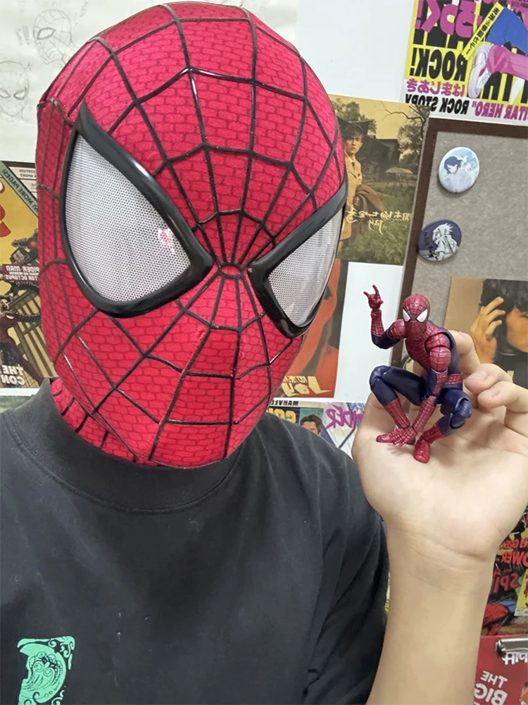 Heißer Verkauf Spider-Man-Maske: Brandneues Day Toys Tobey Spider-Man Cosplay für Halloween, Hochwertiges Sammler-Cosplay-Spielzeug