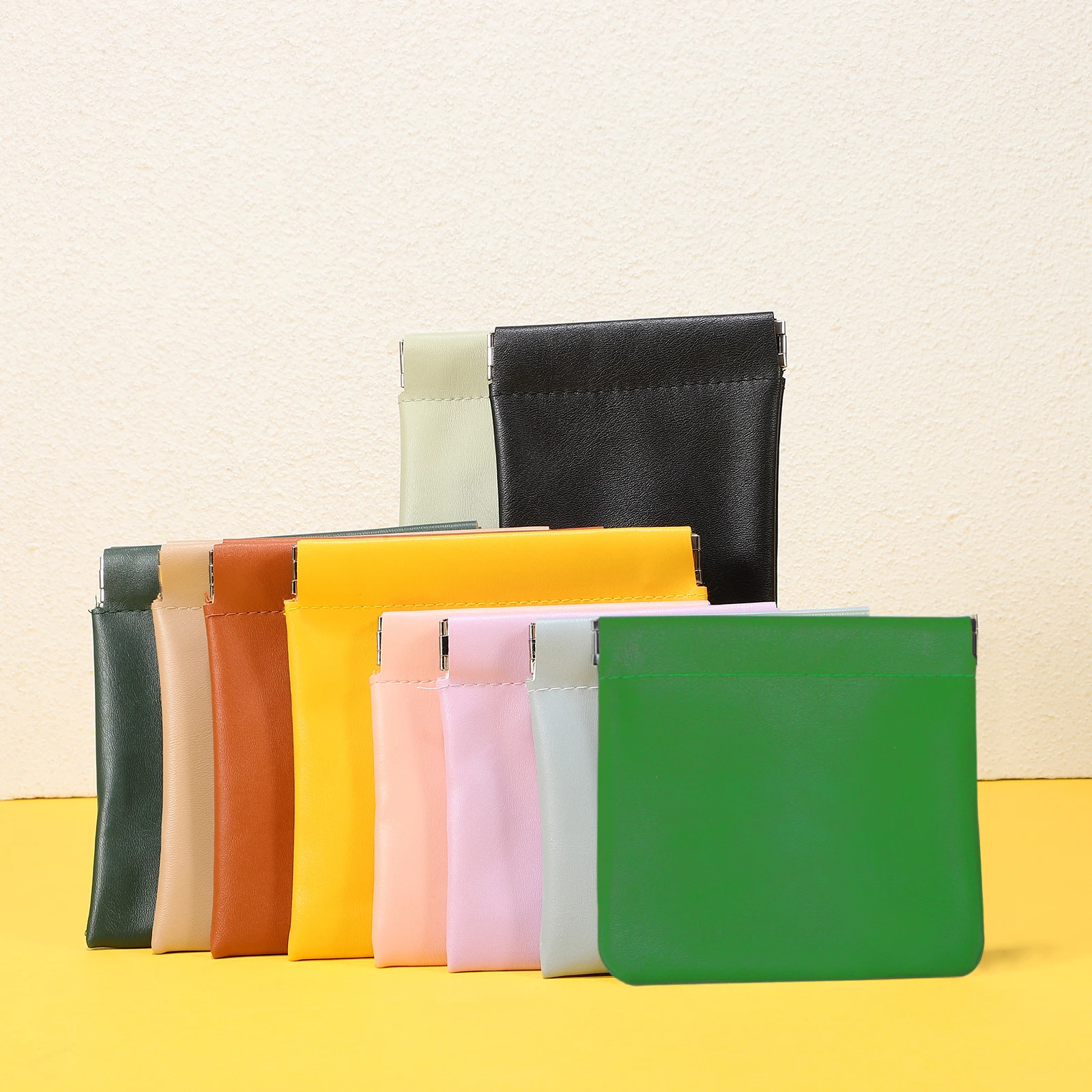 

10 Pcs Portable Storage Bag 10x10cm 12x12cm 9x18cm Women Makeup Bags Travel Toiletry Organizer Lipstick Case Jewelry Pouch Small