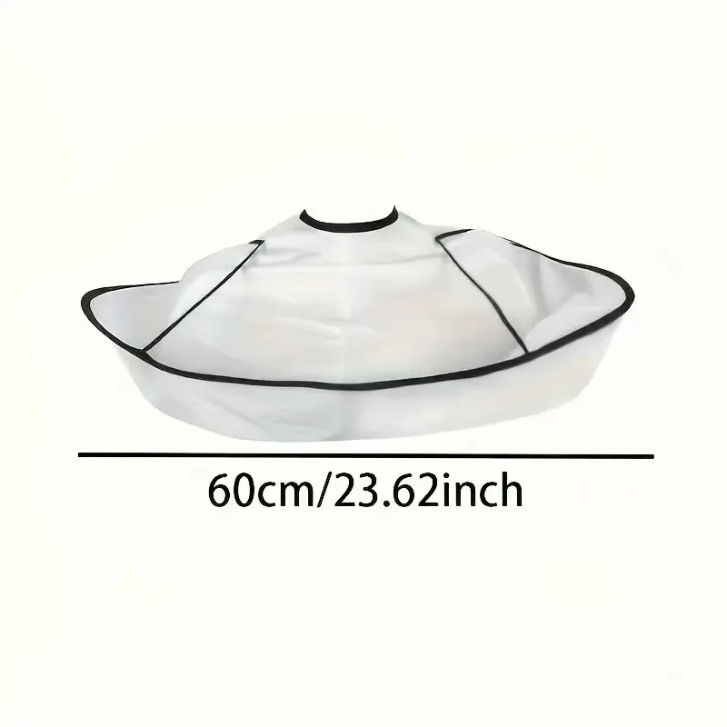 Professional Hairdressing White Hair Styling Apron Breathable Salon Cutting Cape for Hair Coloring for Stylist