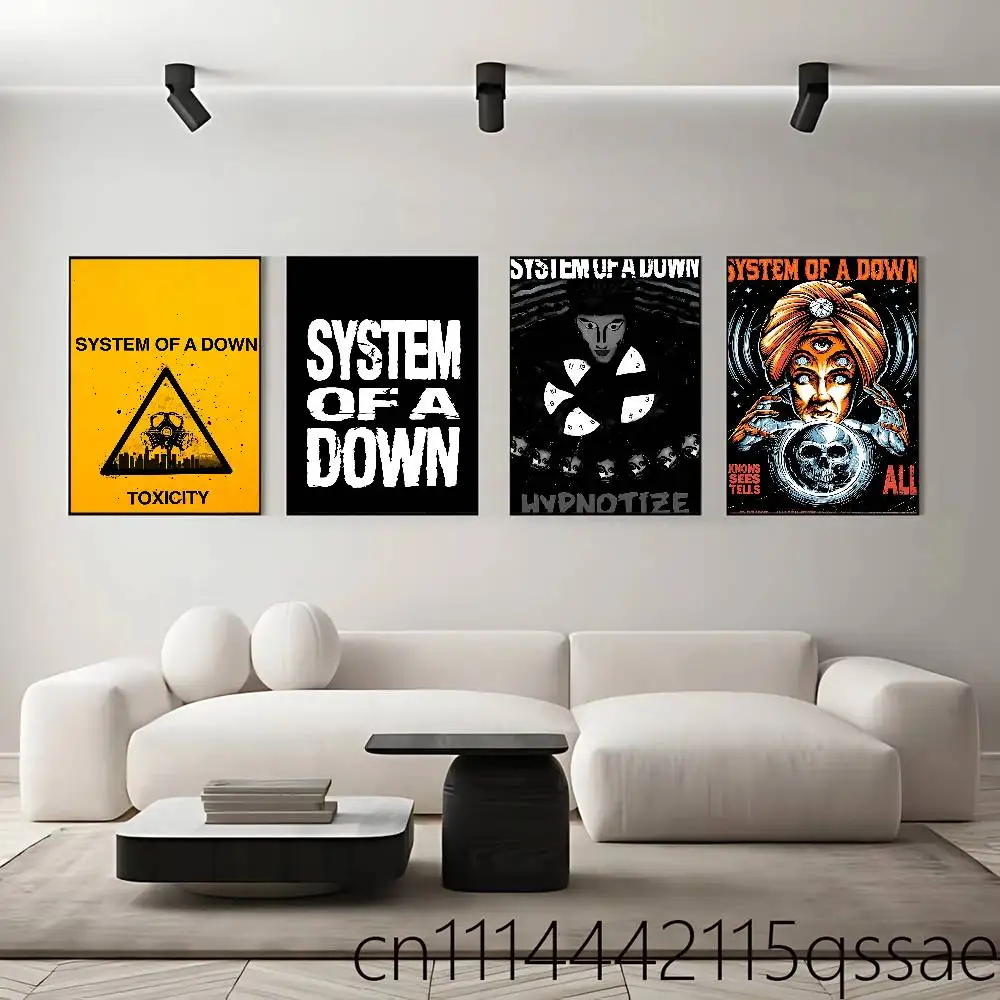 S-System Of A D-Down-SOAD Poster Art Print Anime Style Home Decor Ideal Gift Perfect Room Decor