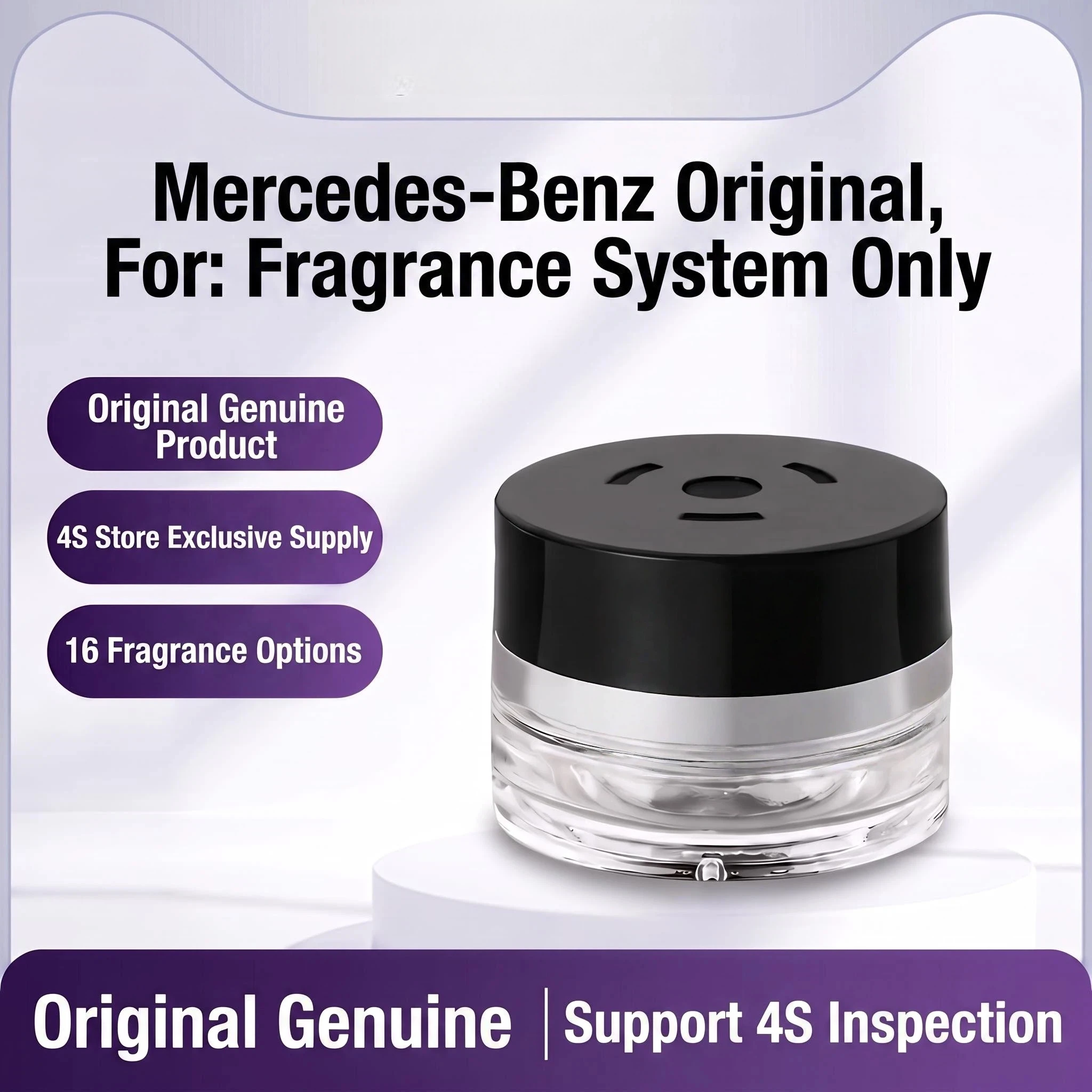 For Mercedes‑Benz Car Fragrance Perfume Atomiser S350 S400 S450 Maybach AMG In‑Car Fragrance System Auto Interior Accessories