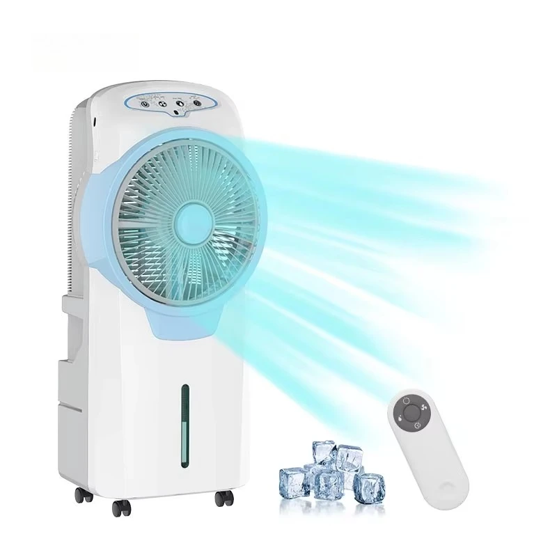Portable Evaporative Air Cooler AC Powered Indoor Charging Box Fan for Household RV Garage Hotel Use for Outdoor Activities