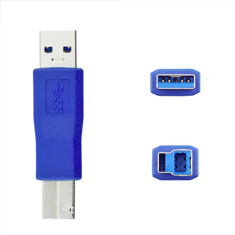 USB 3.0 printer interface USB A to B male adapter USB adapter male to male printing interface