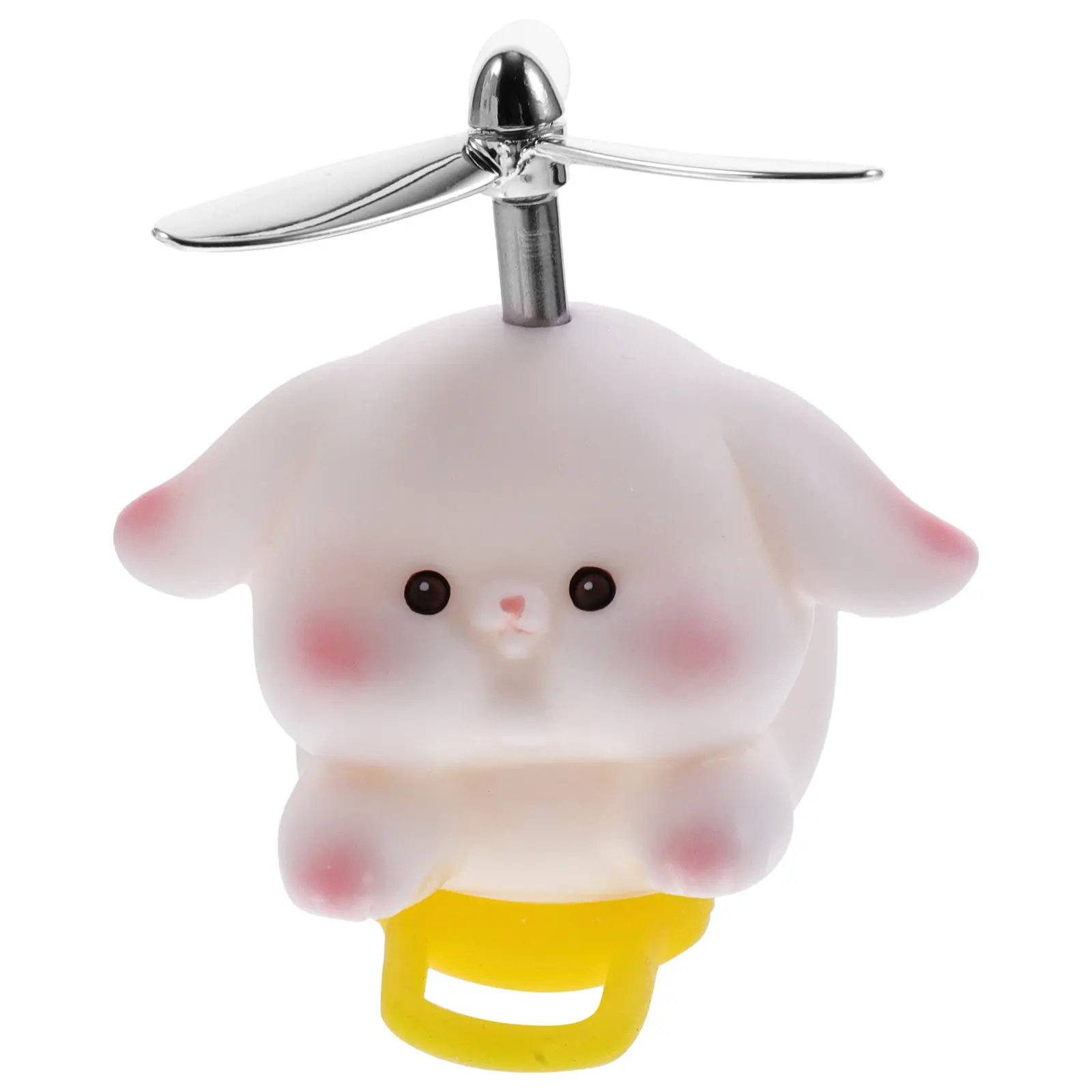 Bike Handlebar Rabbit Propeller Decoration Motorcycle Bicycle Accessory Windmill Bunny Ornament Exquisite Craftsmanship Bright