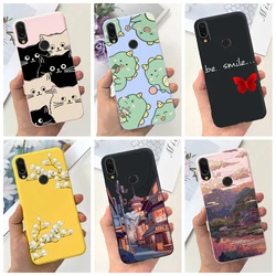 For Huawei Y6 2019 Case MRD-LX1F Y6 Prime 2019 Cover Cute Bear Dinosaur Soft Silicone Back Cover For Huawei Y6 Pro 2019 Y6s Capa