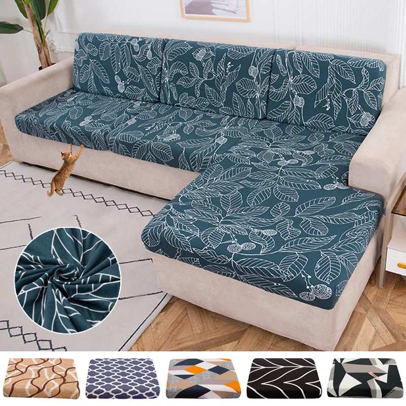 Elastic Printed Sofa Cushion Cover Universal for All Seasons Summer Stretch Seat Covers for Living Room Slipcover Protector 1PC