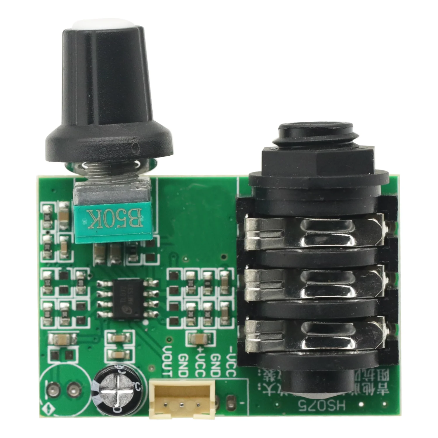 Alta impedância Preamplifier Board Module, Preamp pré-amplificador, Op Amp, TL072