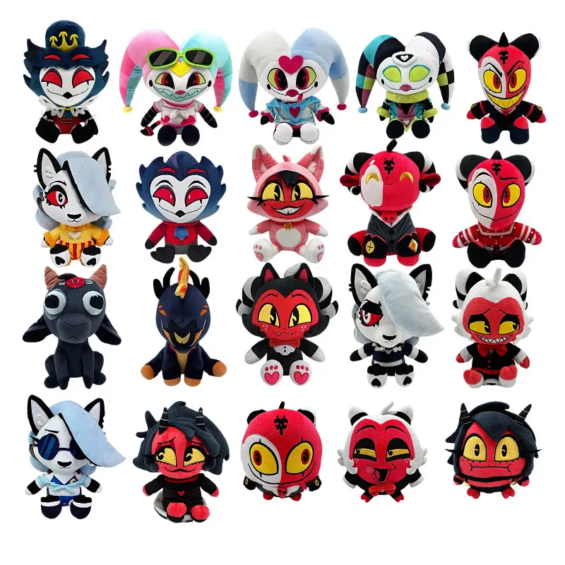 Helluva Boss Plush Toy Blitzo Fizzarolli Stolas Vortex Doll Soft Stuffed Toy Cartoon Animation Peripheral Collectible Home Decor