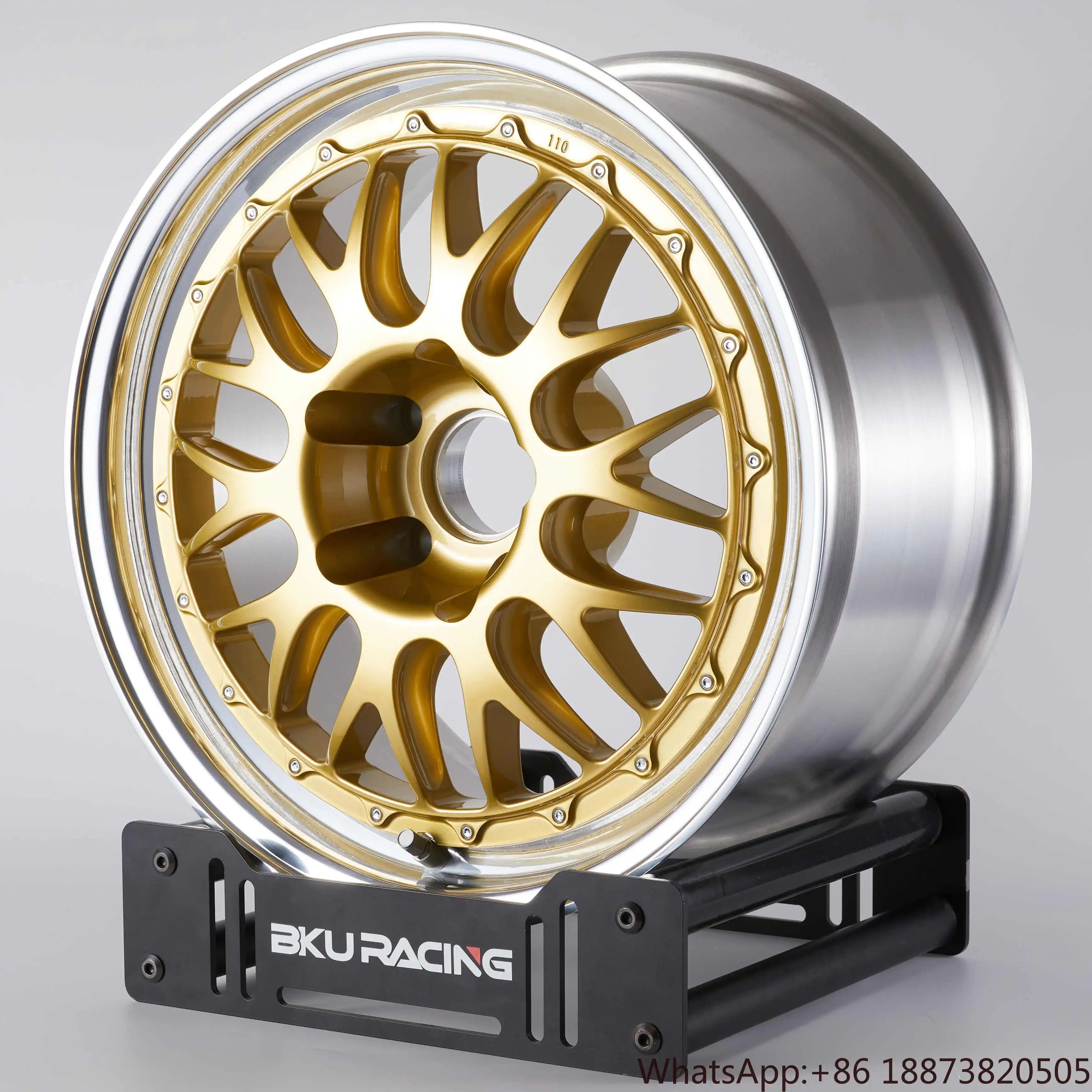 

Кованые колеса 5X120 из 3 частей, 18-дюймовые автомобильные диски E88, золотые центральные легкосплавные для BMW M2 F87 F80 F30 E88 F10 G12 G29 F97