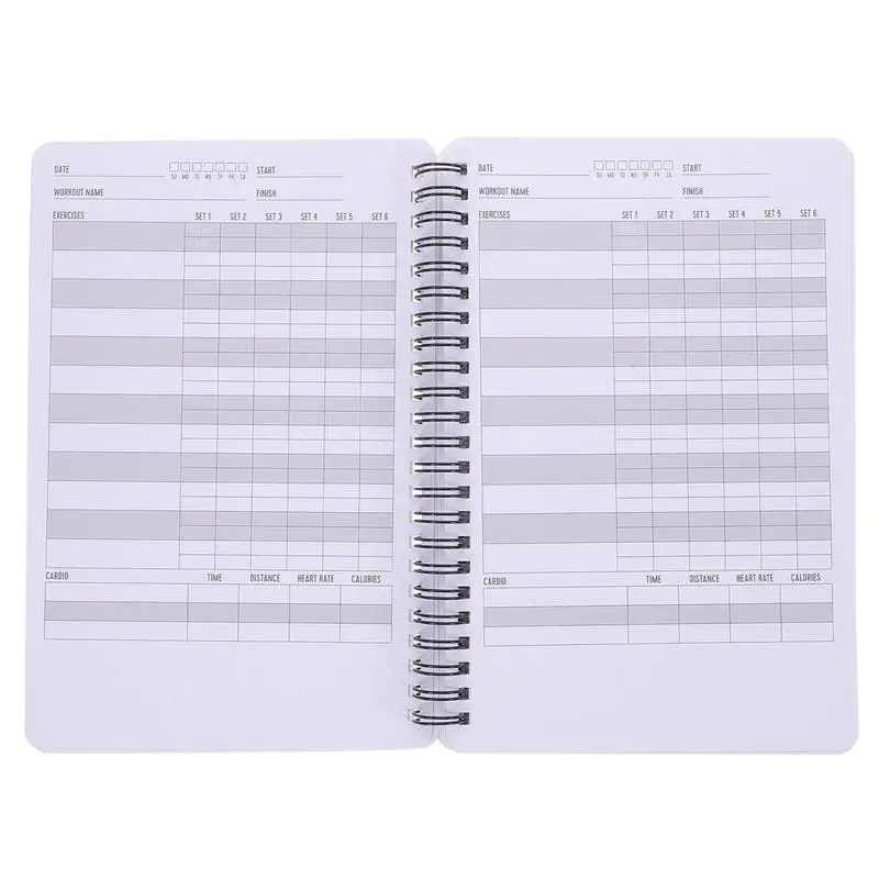 Фитнес-пробойник, тетрадь для тренировок, ежедневник для женщин, тетради для спортзала, проверка