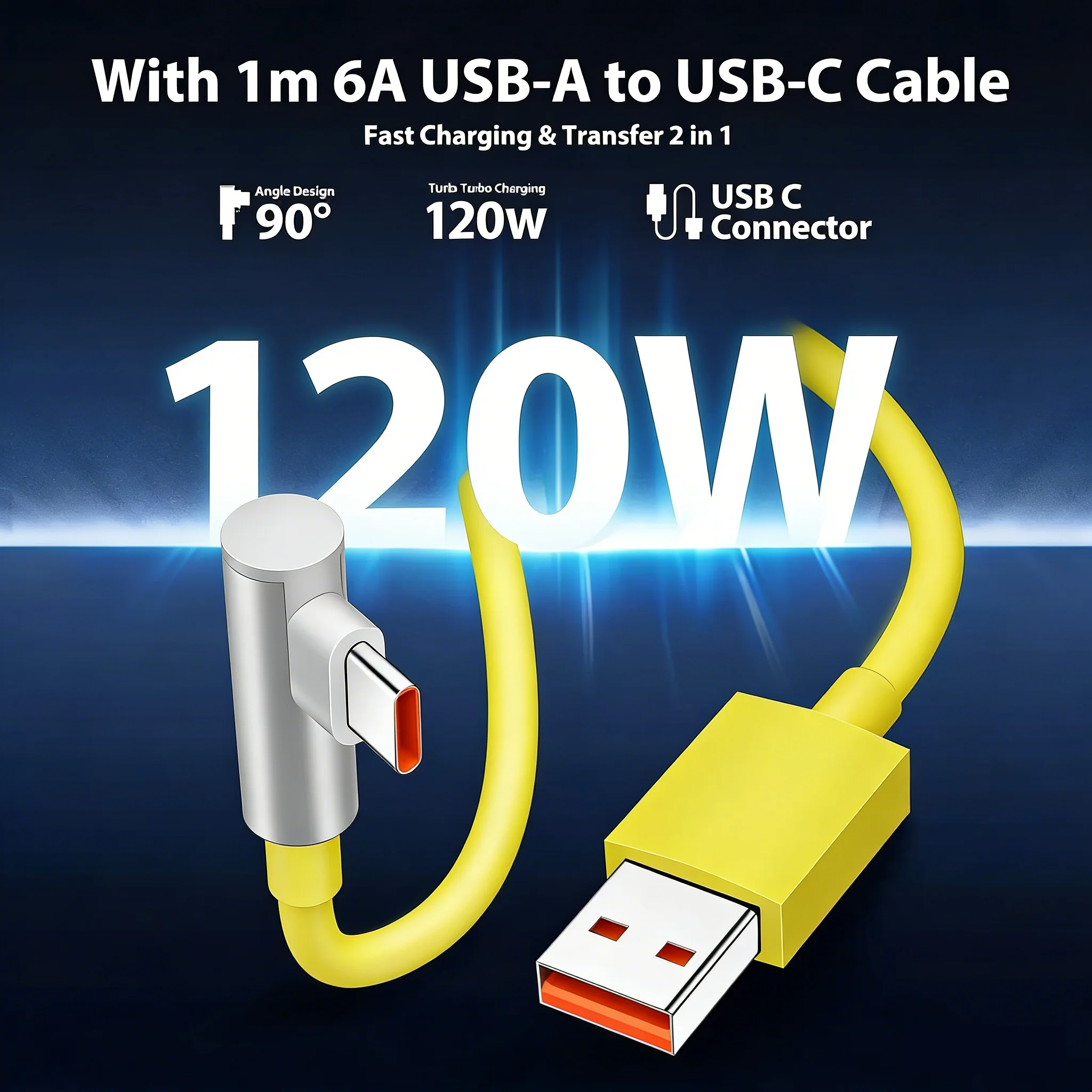 90 Degree Elbow Type C Cable For Xiaomi 13 14 15 Ultra 15T 17 Pro Redmi Note 13 14 15 POCO F8 X6 X7 Pro Fast Charging USB Cables