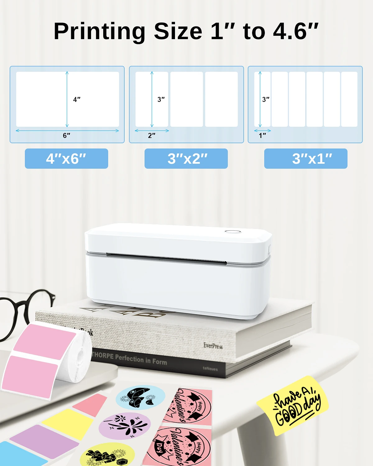 X4 Thermal Label Printer Portable Bluetooth-compatible Printer for Packages Printing Automatic Label Recognition