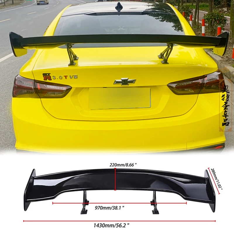 Malibu spoiler chevrolet accessories chevrolet rear 2010 2013 2014 2015 2017 car universal 2024 spoilers and wings