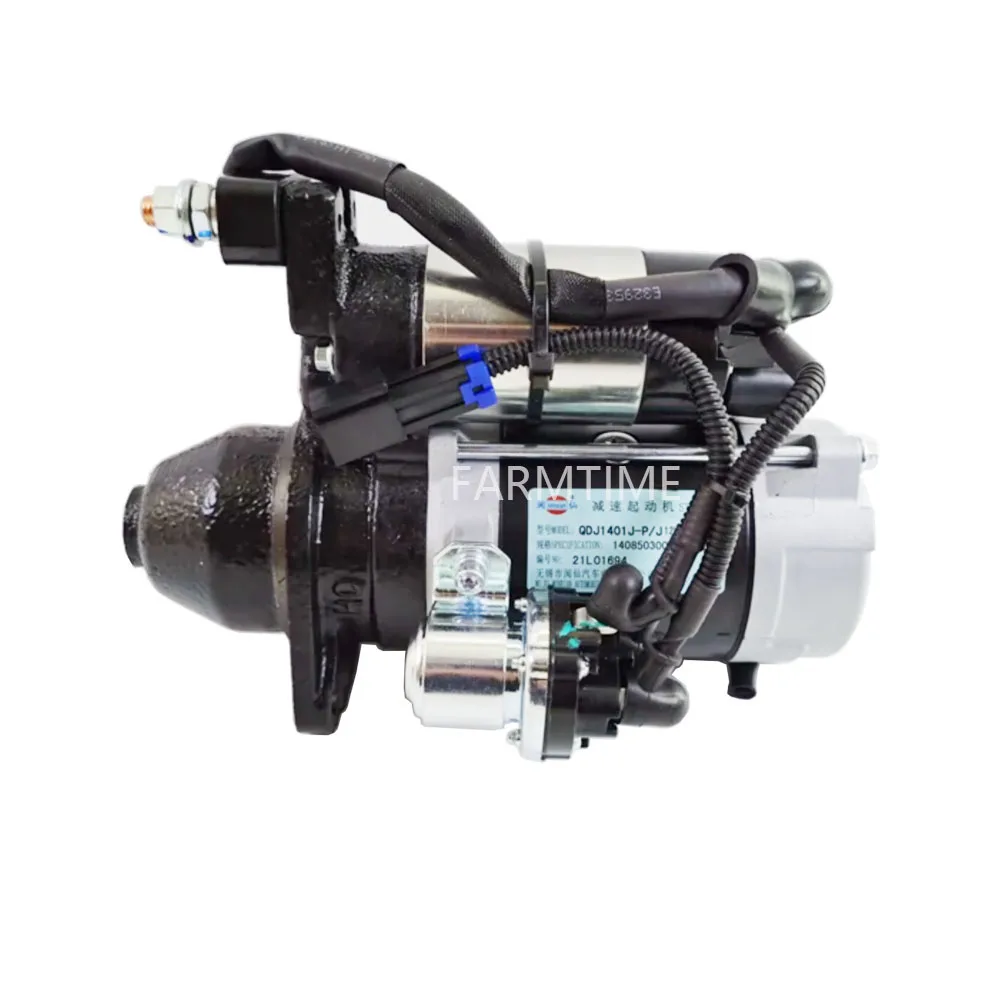 

Starter Motor QDJ1401J-P/J 12V 3.7kw 11teeth with QUANCHAI Engine 1408503000044 for Forklift