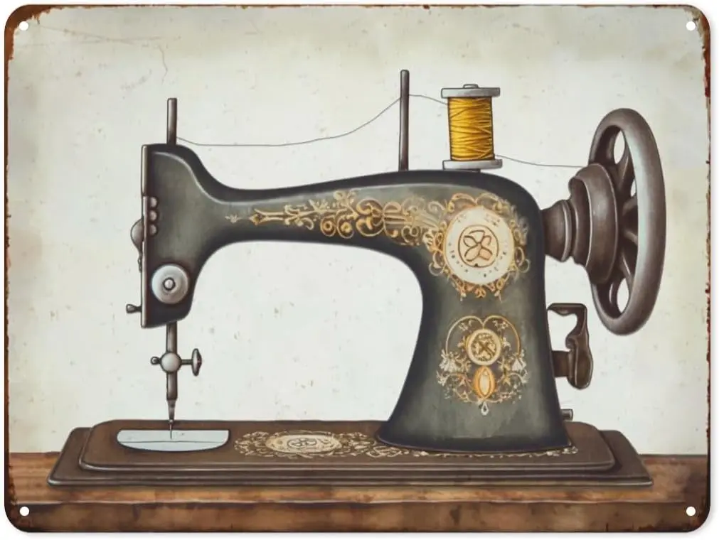 Забавный металлический знак для шитья Sewino Room жестяной знак винтажный Ретро металлический жестяной знак для дома кофе бар 12x17 дюймов