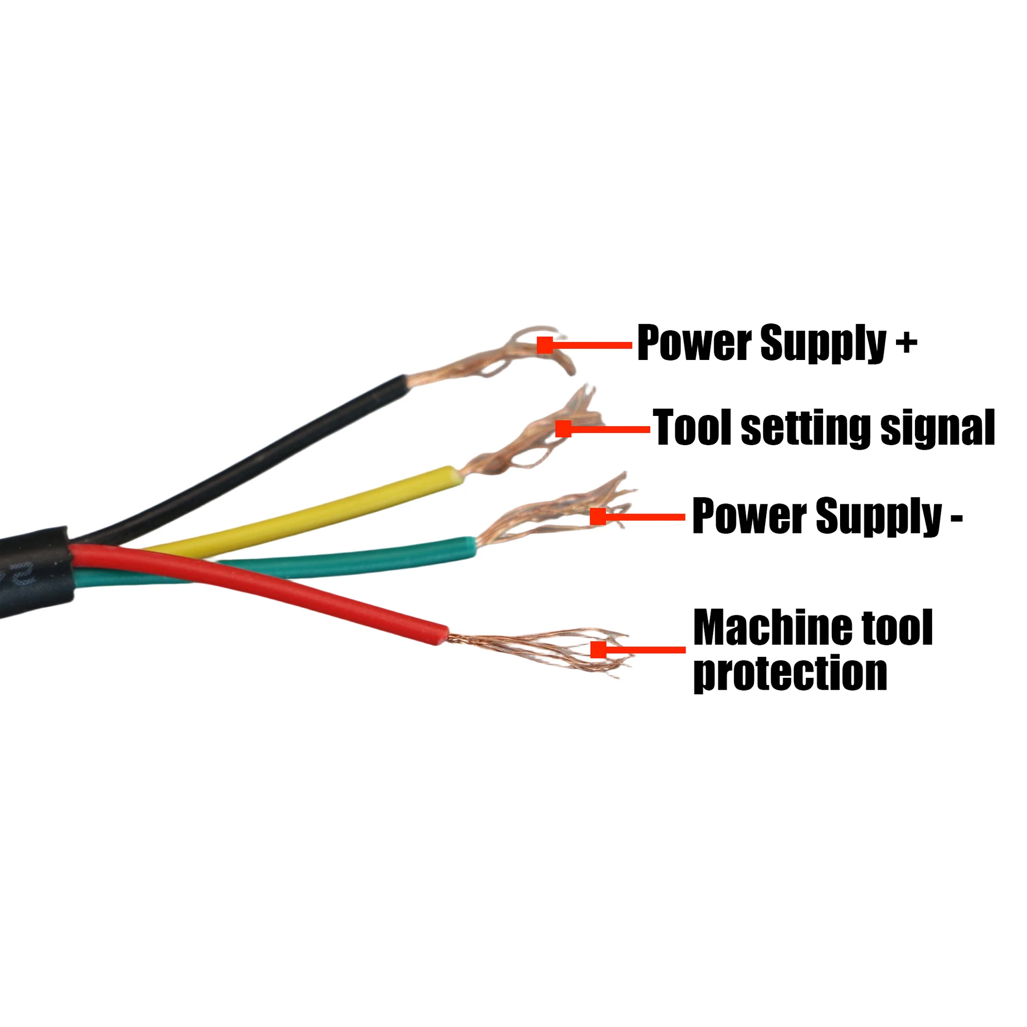 เซ็นเซอร์เครื่องมือ CNC อัตโนมัติปกติปิดปกติเปิดแกน Z Probe 4 สาย NC No Auto Zero Touch Plate สําหรับเครื่องแกะสลัก CNC