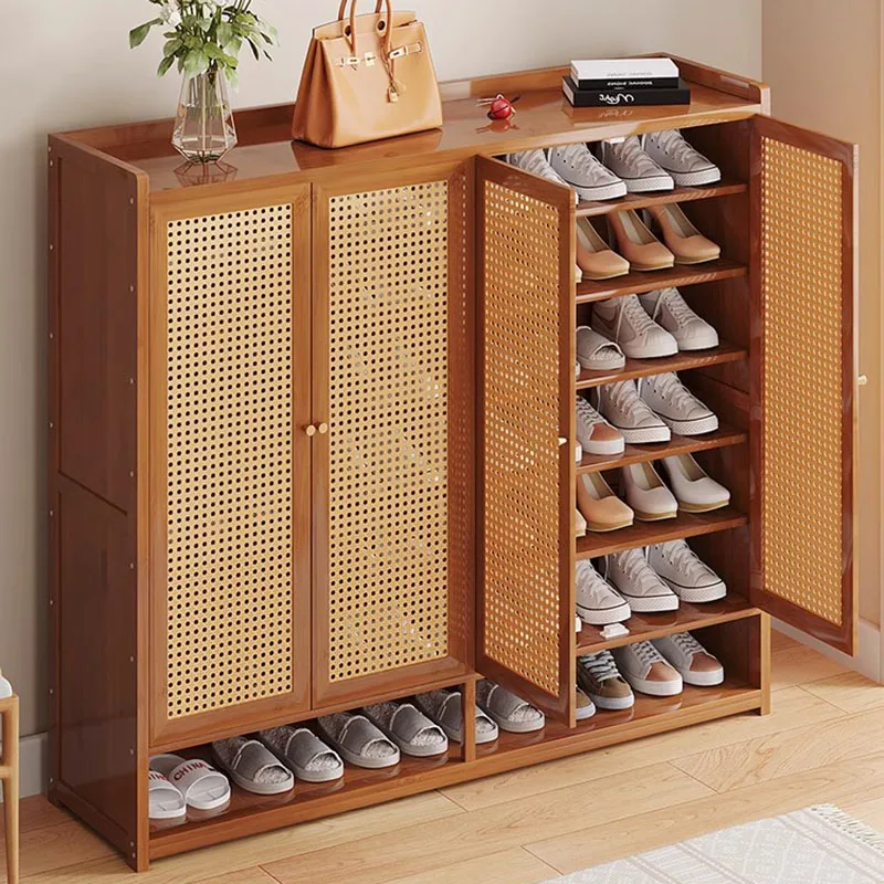 

Hallway Dorm Shoe Cabinet Display Corner Multi Layer Box Organizer Shoe Rack Mobile Organizador De Zapatos Modern Furniture