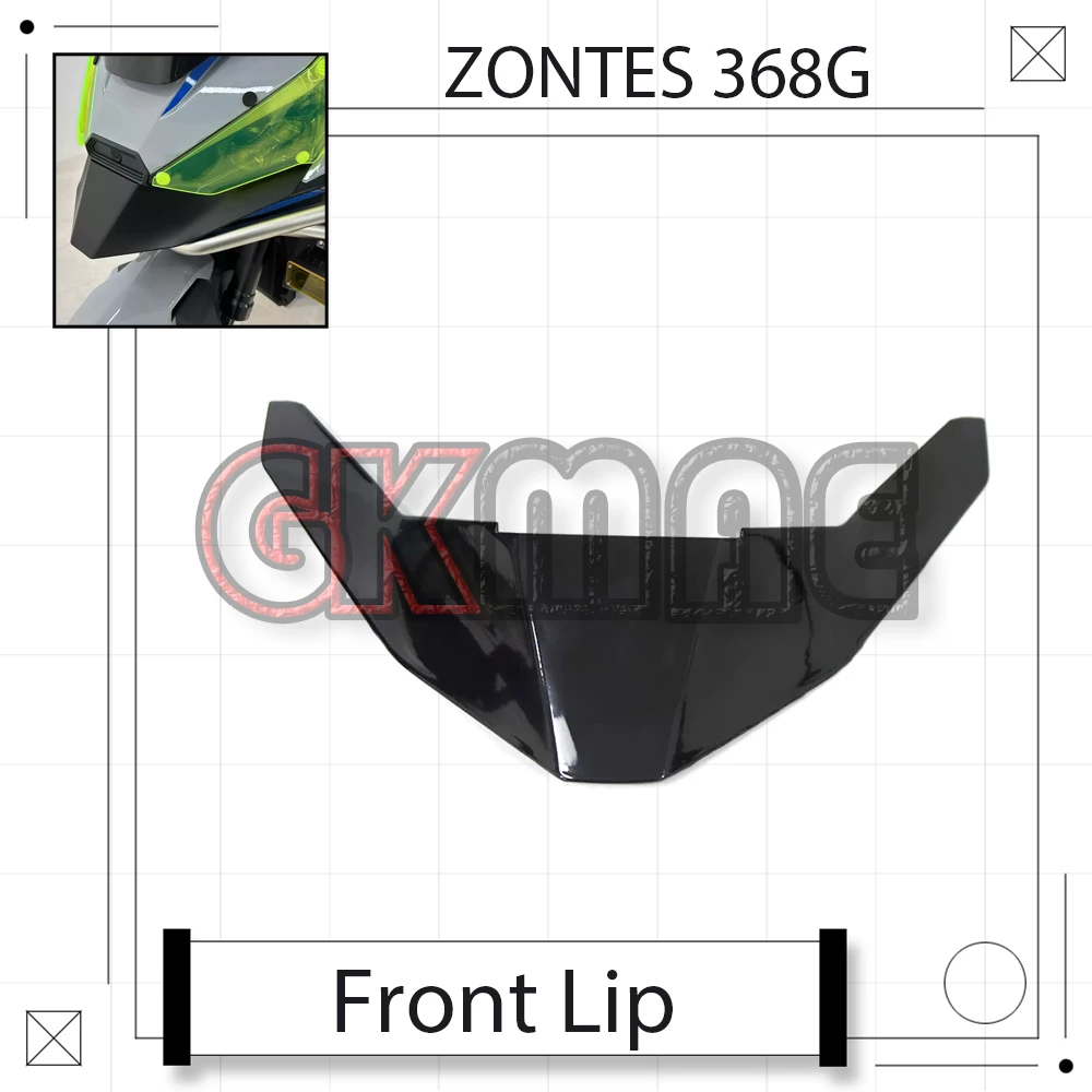 For ZONTES 368G ZT368T-G Motorcycle Modified Front Lip Beak Fairing Lower Lip Fixed Wind Wing Air Deflector Accessories