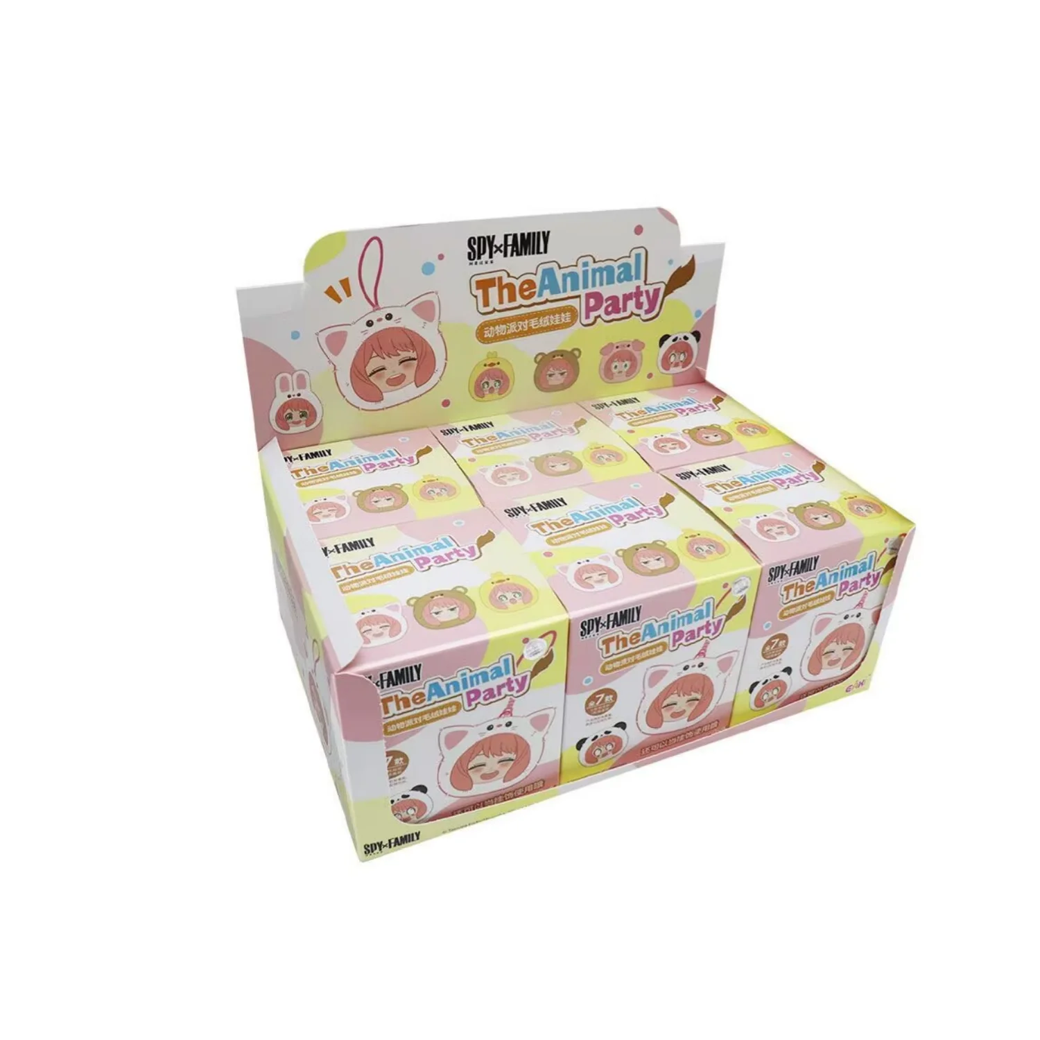 

EAKI SPY×FAMILY Animal Party Series Vinyl Blind Box Anime Figure Figures Yor Forger Pendants Dolls Decorative Toys