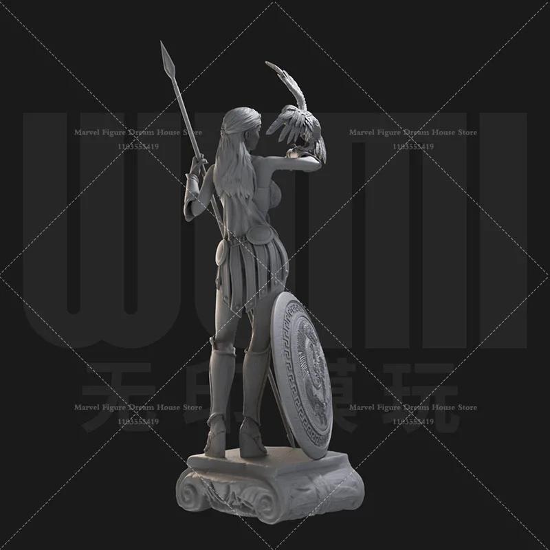 1/24 1/18 مقياس سلسلة الشخصيات الأصلية آلهة حرب الحكمة أثينا لتقوم بها بنفسك ذاتية التجميع GK ثلاثية الأبعاد الراتنج غير معقولة دمية أنثى