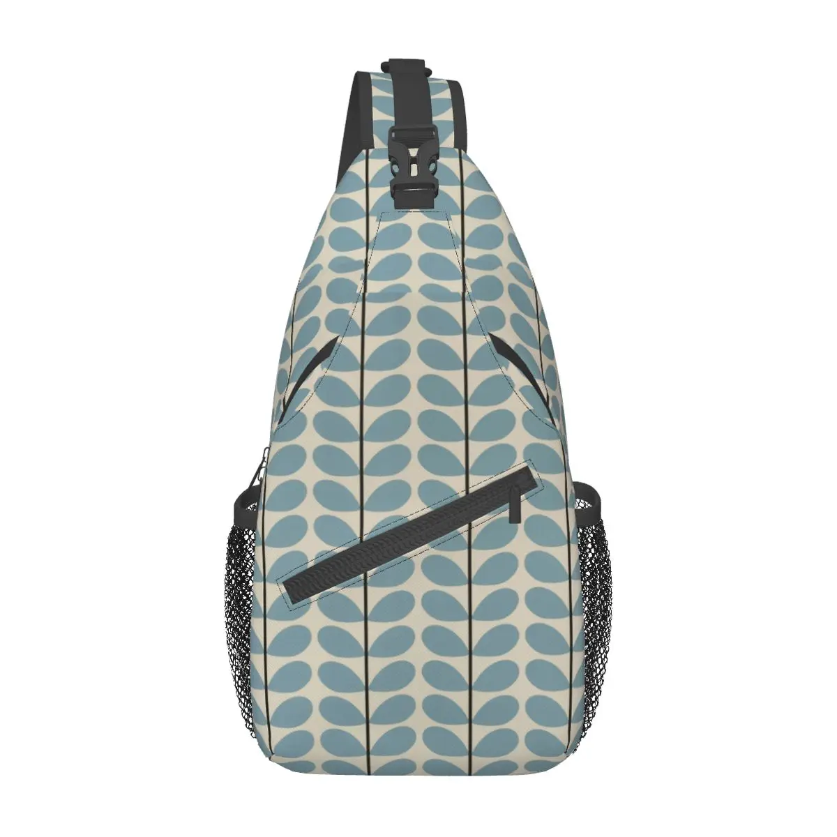 Orla Kiely Crossbody Sling Bag Voor Mannen Vrouwen Borst Zak Leaf Schouder Rugzak Dagrugzak Voor Wandelen Outdoor Fietsen Pack