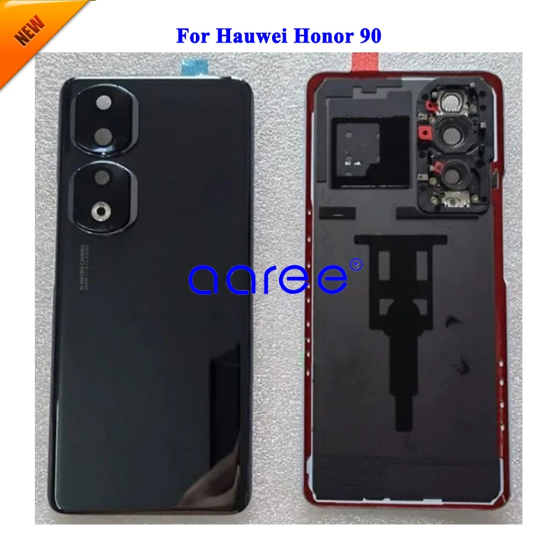 Canera Lens+ Battery Cover For Honor 90 Back Housing For honor 90 Back Cover Back Housing Door With adhesive