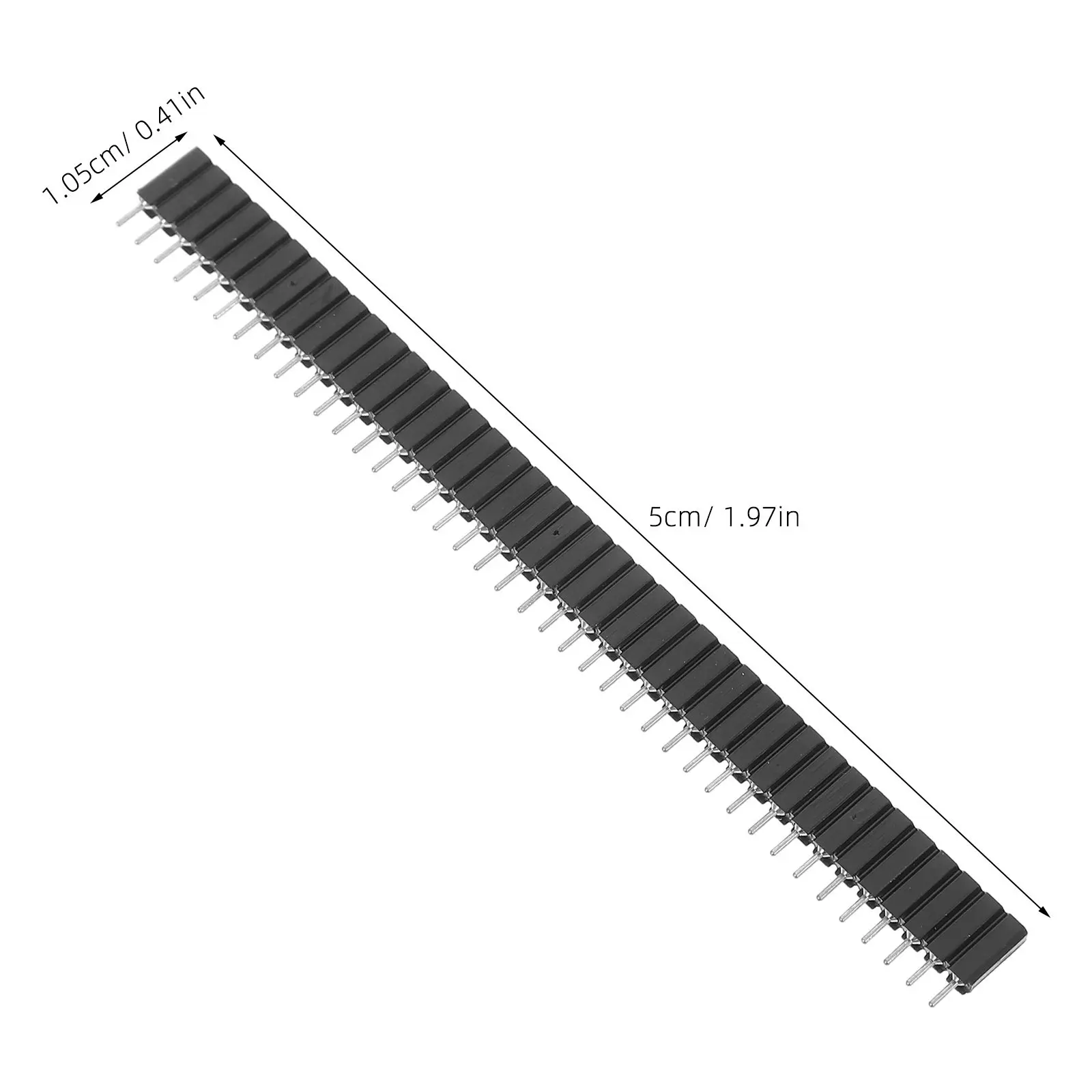 Female Header Socket Strip 40 Pin 2 54mm Round Pin Through Hole PCB Connector 10 Pieces
