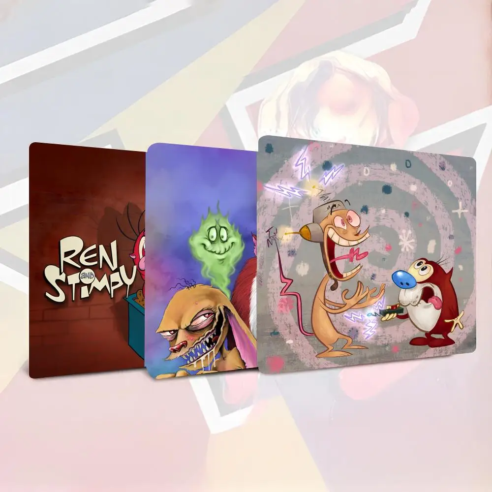 Ren And Stimpy Show Mouse Pad Gaming Laptops Keyboard Mat Deskmat Pc Accessories Desk Protector Mousepad Gamer Mats Anime Mause