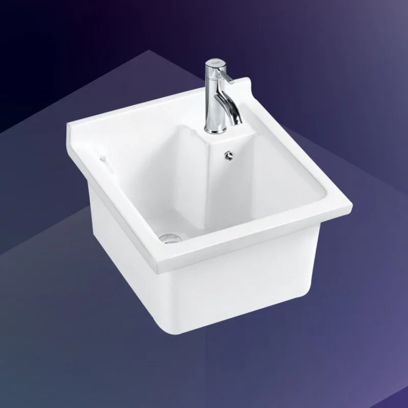 Ceramiczna głęboka wanna do prania, zlew do prania, wiadro, wanna, szafka pod umywalkę 53CM
