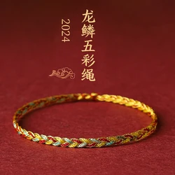 Multicolor Lucky And Protection Bracelet, Hand Braided Rope Thread, Surfer Bracelet, Wrist Wrap Bracelet, String Rope Bracelet