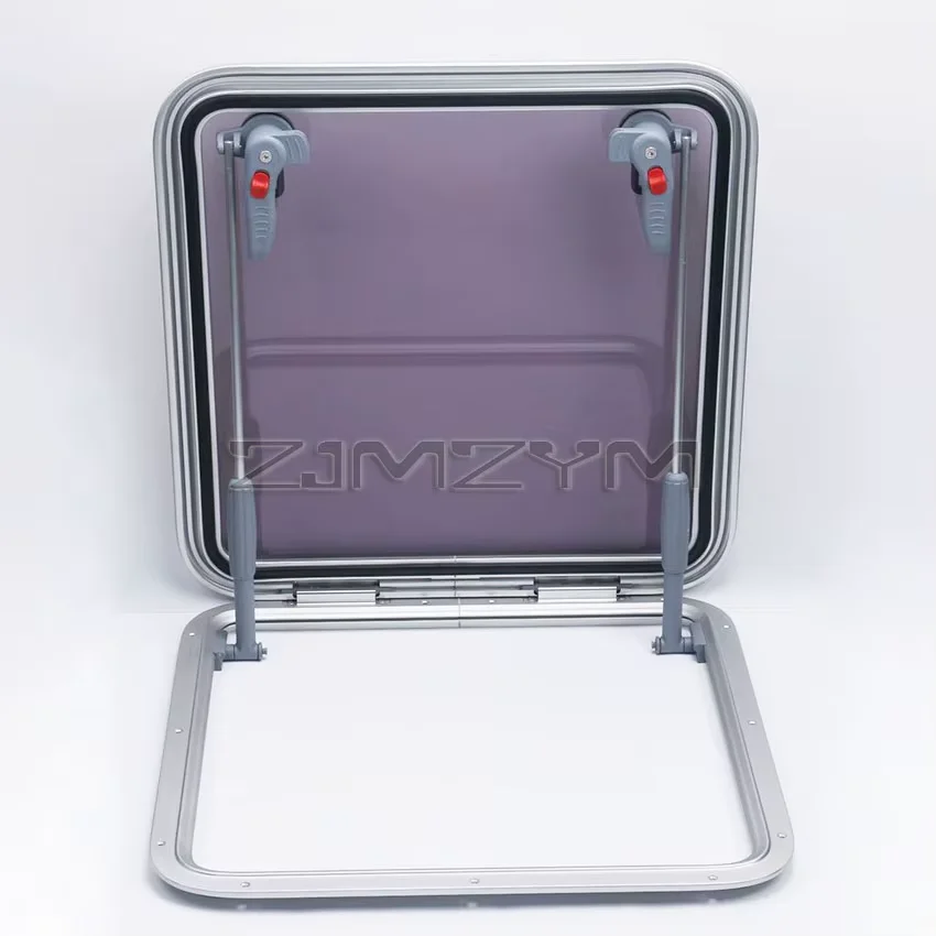 421x421mm 442x442mm 450x450mmBoat Skylights Window Square Push Out Deck Porthole Skylights Ventilation Window for Yacht RV ﻿ ﻿ image 4