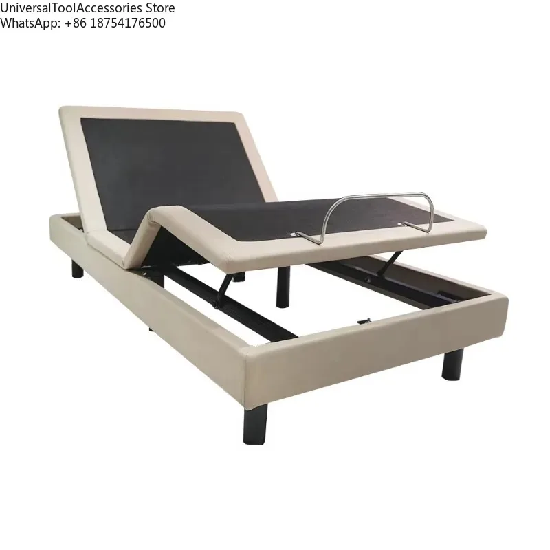 White Color Modern Design Customized Adjustable Backrest Recliner Electric  Bed
