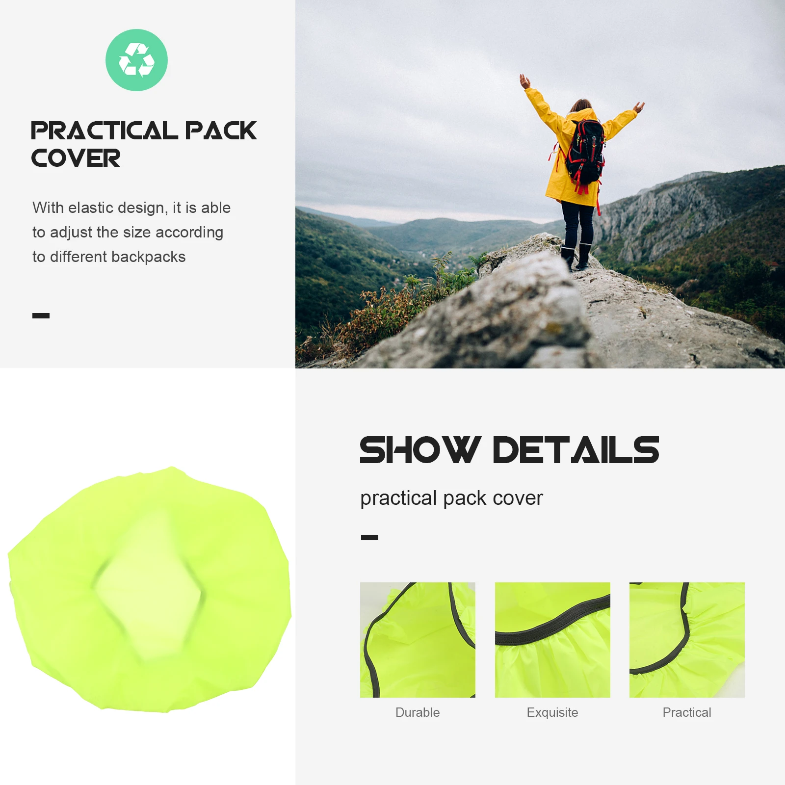 

Rainproof Computer Backpack Cover School Bag Covers Water Protective Waterproof