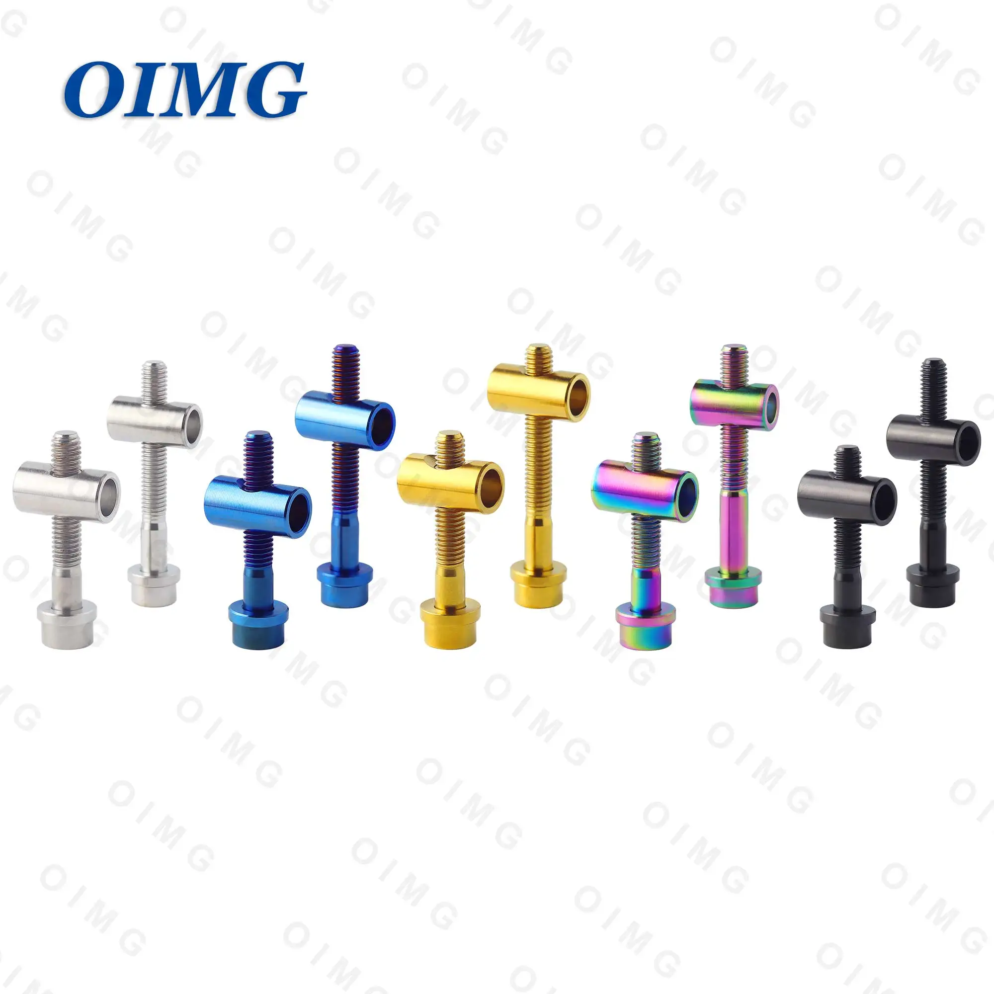 Bicycle Seatpost Bolts M5 x 30 40mm Titanium MTB Road Bike Saddle Stem Bracket Fixed Screws Seat Tube Rod Fixing Bolt
