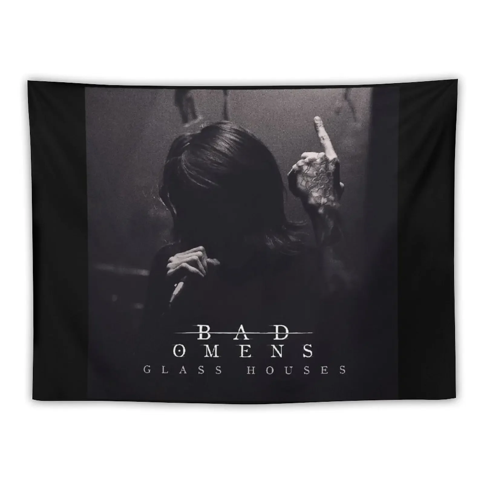 Bad Omens - Glass Houses Tapestry Decoration Pictures Room Wall Bedroom Decor Decorations For Room Tapestry