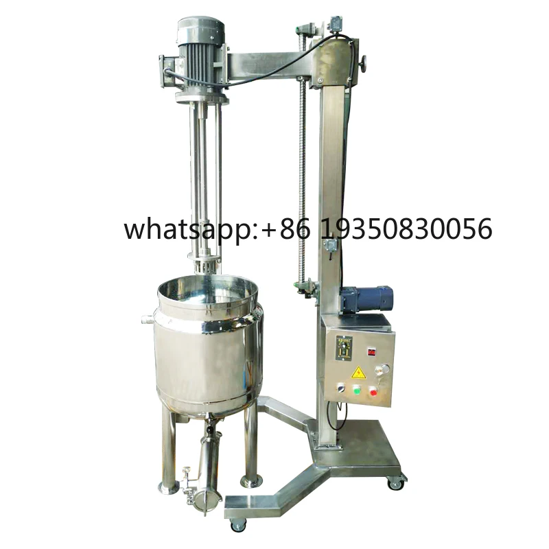 Factory Price High Shear Mixer Agitator Liquid Soap Perfume Paint Cosmetic-Homogenizer Mixer High Efficiency Mixing Equipment